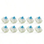 مفاتيح كيبورد 10قطع زرقاء تفاعلية 3pin Cherry Mx Rgb متوافقة مع كيبورد ميكانيكي Smd Diy Switches Mx1 سوتش ازرق سوتشات