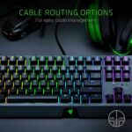 ⁦كيبورد جيمنج ميكانيكي Razer BlackWidow: مفاتيح ميكانيكية خضراء -إضاءة Chroma RGB - ريزر (اوبن بوكس)⁩ - الصورة ⁦2⁩