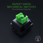 ⁦كيبورد جيمنج ميكانيكي Razer BlackWidow: مفاتيح ميكانيكية خضراء -إضاءة Chroma RGB - ريزر (اوبن بوكس)⁩ - الصورة ⁦3⁩