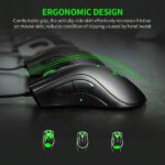 ⁦ماوس للألعاب من ريزر RAZER DEATHADDER WHITE EDITION ماوس جيمنج ماوس العاب ماوس احترافي⁩ - الصورة ⁦3⁩