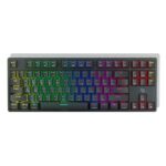 كيبورد جيمنج ميكانيكي لاسلكي سوتش ازرق لوحة المفاتيح الميكانيكية اللاسلكية Porodo Gaming 3in1 TKL Gateron Switch