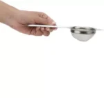 ⁦مشخل الشاي طقم مصفاة شاي من الفولاذ المقاوم للصدأ من كيتشويش تشاني مكون من 3 قطع (7، 8.5، 9.5 سم) مصفاة شاي (عبوة من 3 قطع)⁩ - الصورة ⁦3⁩