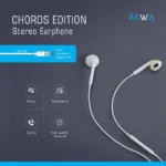 ⁦سماعة أذن ستيريو من سلسلة PAWA Chords Lightning - أبيض سماعة سلكية⁩ - الصورة ⁦3⁩
