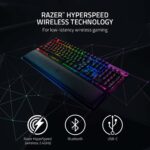 ⁦كيبورد جيمنج ميكانيكي ريزر لوحة مفاتيح الألعاب اللاسلكية الميكانيكية Razer BlackWidow V3 Pro سوتش اخضر (اوبن بوكس)⁩ - الصورة ⁦2⁩