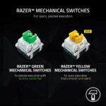 ⁦كيبورد جيمنج ميكانيكي ريزر لوحة مفاتيح الألعاب اللاسلكية الميكانيكية Razer BlackWidow V3 Pro سوتش اخضر (اوبن بوكس)⁩ - الصورة ⁦3⁩