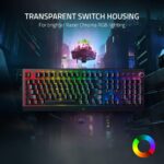 ⁦كيبورد جيمنج ميكانيكي ريزر لوحة مفاتيح الألعاب اللاسلكية الميكانيكية Razer BlackWidow V3 Pro سوتش اخضر (اوبن بوكس)⁩ - الصورة ⁦4⁩