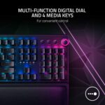 ⁦كيبورد جيمنج ميكانيكي ريزر لوحة مفاتيح الألعاب اللاسلكية الميكانيكية Razer BlackWidow V3 Pro سوتش اخضر (اوبن بوكس)⁩ - الصورة ⁦5⁩