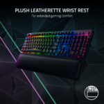 ⁦كيبورد جيمنج ميكانيكي ريزر لوحة مفاتيح الألعاب اللاسلكية الميكانيكية Razer BlackWidow V3 Pro سوتش اخضر (اوبن بوكس)⁩ - الصورة ⁦6⁩
