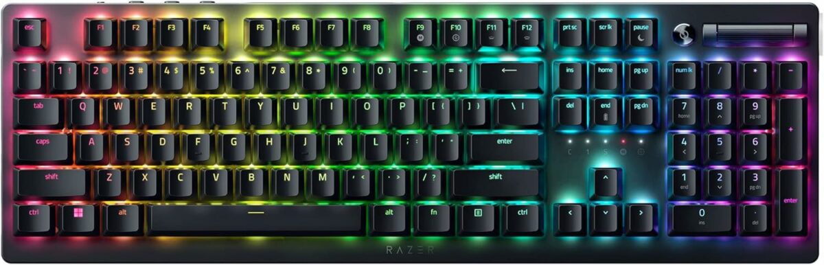 ⁦كيبورد جيمنج ميكانيكي ريزر لوحة مفاتيح الألعاب اللاسلكية Razer DeathStalker V2 Pro (الكيبورد بلوتوث وسلكي فقط) (اوبن بوكس)⁩ - الصورة ⁦1⁩