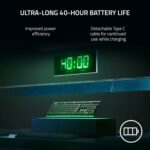 ⁦كيبورد جيمنج ميكانيكي ريزر لوحة مفاتيح الألعاب اللاسلكية Razer DeathStalker V2 Pro (الكيبورد بلوتوث وسلكي فقط) (اوبن بوكس)⁩ - الصورة ⁦4⁩