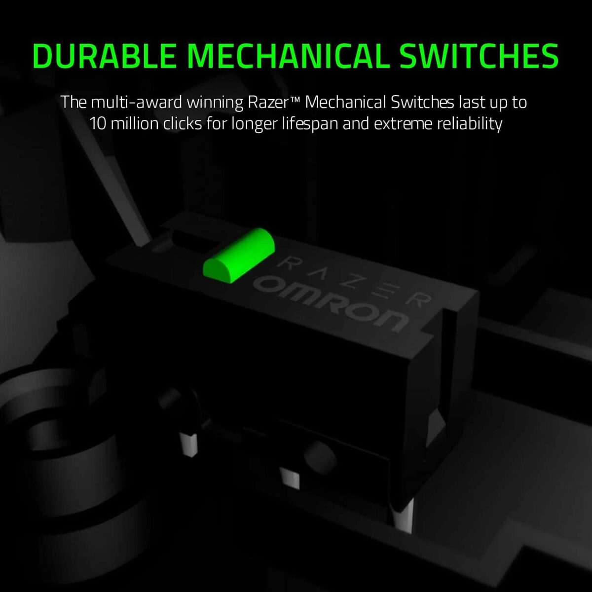 ⁦ماوس جيمنج ريزر ماوس الألعاب Razer DeathAdder Essential: مستشعر بصري 6400 نقطة في البوصة - 5 أزرار قابلة للبرمجة (اوبن بوكس)⁩ - الصورة ⁦3⁩