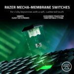 ⁦كيبورد جيمنج ميكانيكي ريزر لوحة مفاتيح الألعاب Razer Ornata V3: مفاتيح منخفضة المستوى - مفاتيح Mecha-Membrane -(اوبن بوكس)⁩ - الصورة ⁦7⁩
