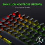 ⁦كيبورد جيمنج ميكانيكي ريزر لوحة مفاتيح الألعاب الميكانيكية Razer BlackWidow V3 Tenkeyless TKL:  (اوبن بوكس)⁩ - الصورة ⁦7⁩
