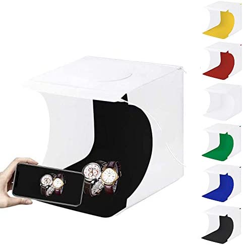 products1671167006.jpg صندوق خيمة تصوير استوديو تصوير محمول قابل للطي 22*22سم مع 6 خلفيات متعدد الألوان صندوق تصوير - الصورة 1