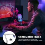 ⁦مايك جيمنج مع اضائات ميكروفون ليزري Usb أسود Rodd Ak-1i⁩ - الصورة ⁦8⁩