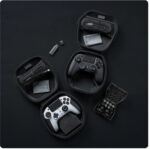 ⁦جهاز تحكم وحدة تحكم ناكون ريفولوشن 5 برو باللون الأبيض للبلايستيشن5⁩ - الصورة ⁦2⁩