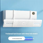 ⁦موزع الهواء حاجز هواء مكيف هواء بتصميم خطاف، سهل التركيب، واقي هواء بلاستيكي، مضاد للهواء المباشر، فعال في مقاومة الرياح، لا⁩ - الصورة ⁦7⁩