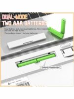 ⁦كيبورد جيمنج ميكانيكي لاسلكي سوتش أزرق لاسلكي 2.4G مع ازرار ملنه قابله للتغير كيبورد ميكانيكي كيبورد لاسلكي⁩ - الصورة ⁦3⁩