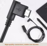 كيبل شحن مايكرو قماشي عالي الجودة كابل Micro USB بطول 180 متر باللون الأسود مغلف بالقماش